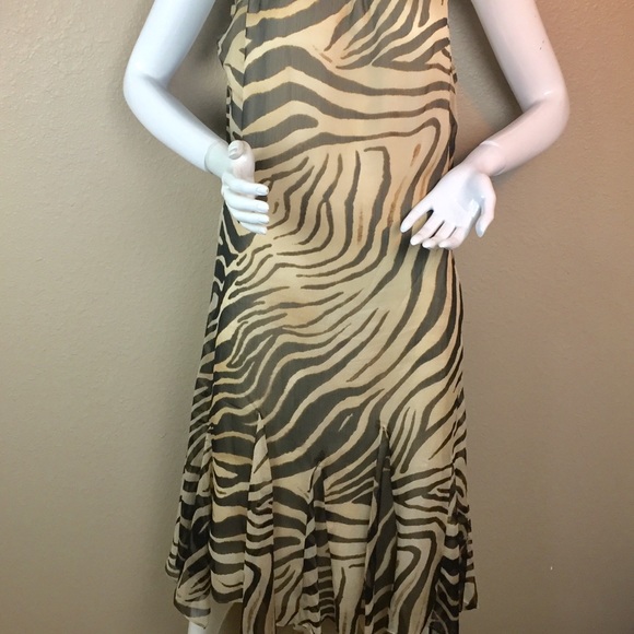 Lauren Ralph Lauren animal print sundress size 14 - Picture 9 of 15